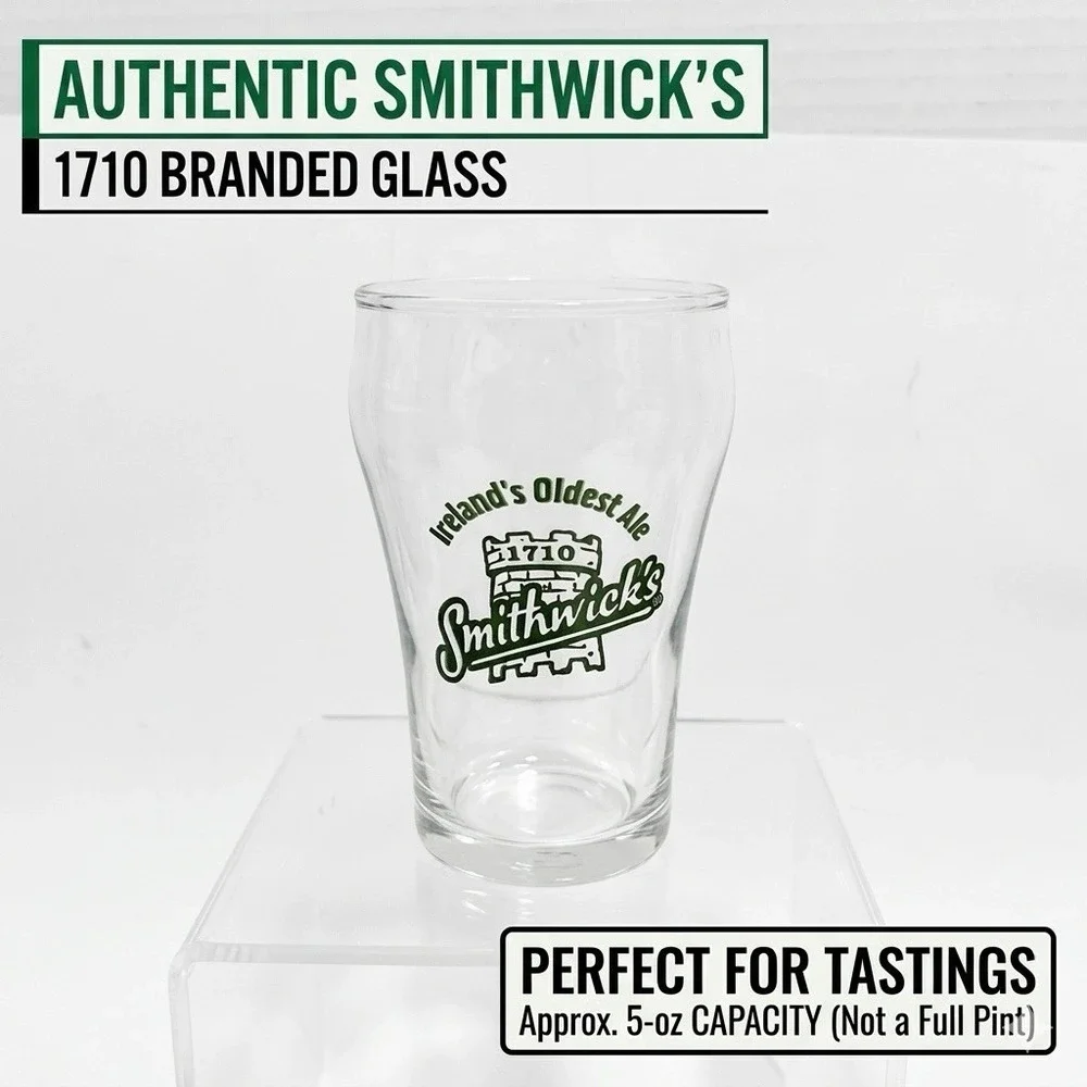 Smithwick's Irish Pub‎ Tasting Glass Ireland's Oldest Ale 1710 Beer